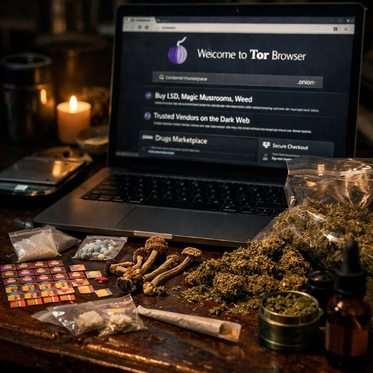 How the Darknet dark web link